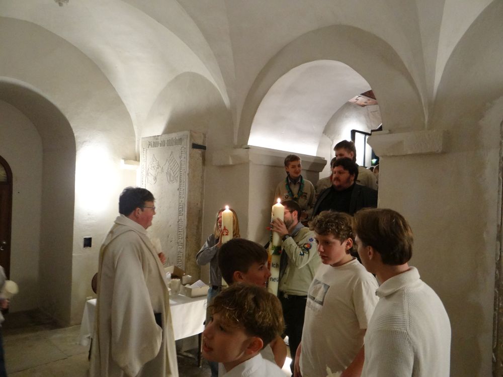 Einzug in die Kirche